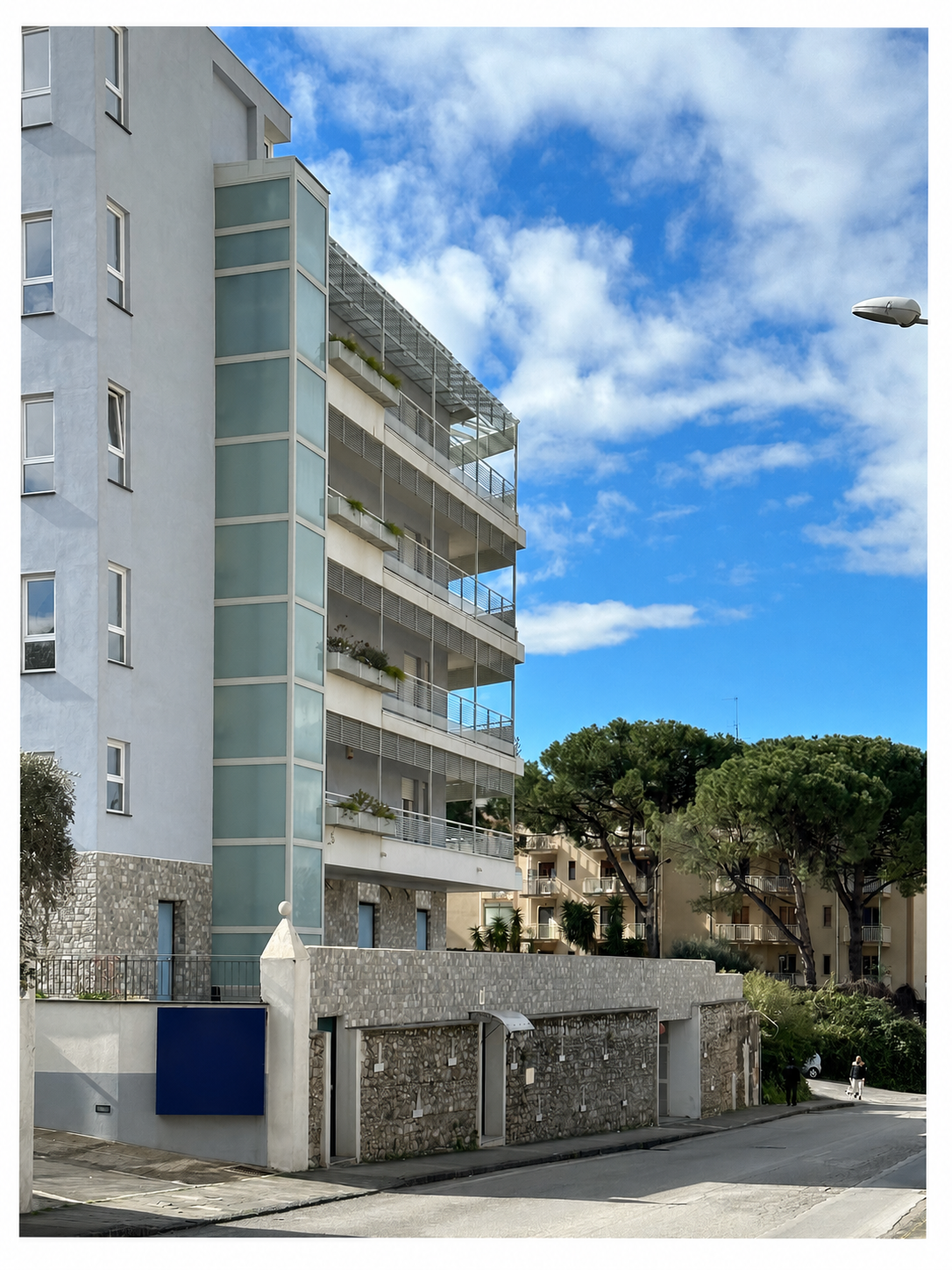 Vista dell'edificio plurifamiliare realizzato
